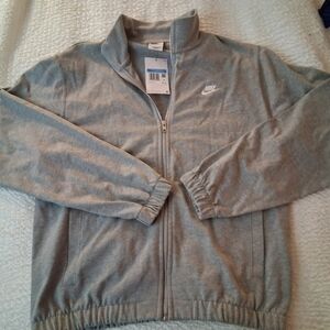 Nike Sportswear Club Full Zip Sweatshirt Mens Grey FQ3426-063